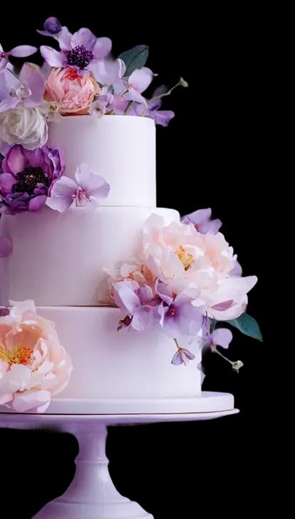Custom wedding cake
